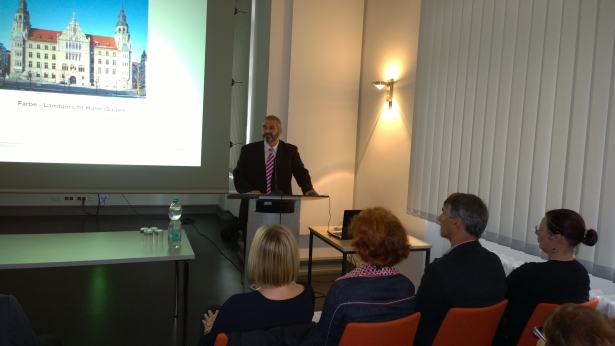 Vizepräsident des Landesgerichtes A. Grimm Vortragsraum